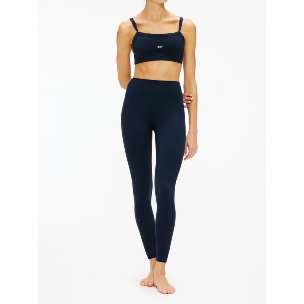 SET Active Navy High-Waist Leggings